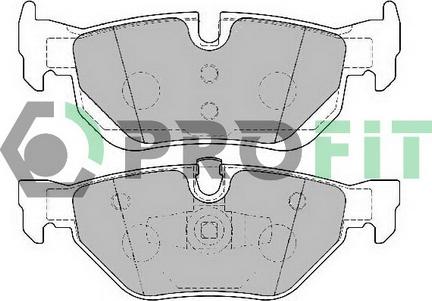 Profit 5000-1807 C - Bremžu uzliku kompl., Disku bremzes autospares.lv