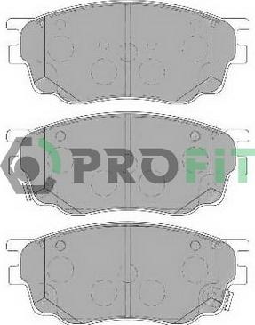 Profit 5000-1707 - Bremžu uzliku kompl., Disku bremzes autospares.lv