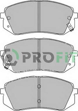 Profit 5000-2022 C - Тормозные колодки, дисковые, комплект www.autospares.lv