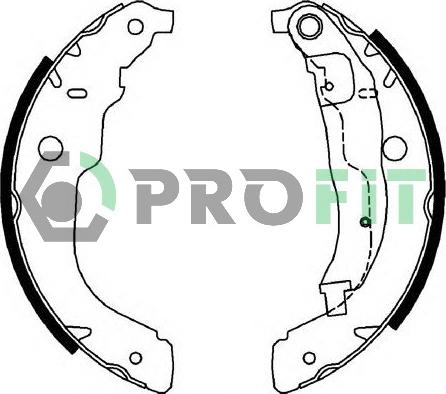 Profit 5001-0694 - Brake Shoe Set www.autospares.lv