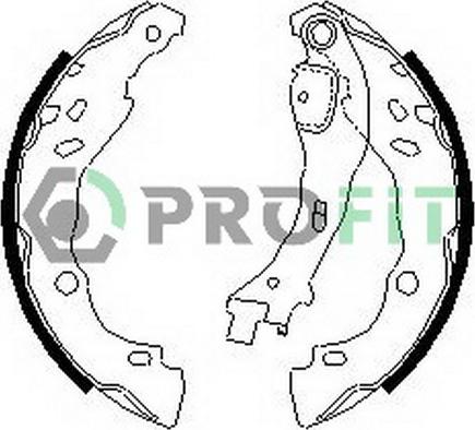 Profit 5001-0657 - Brake Shoe Set www.autospares.lv