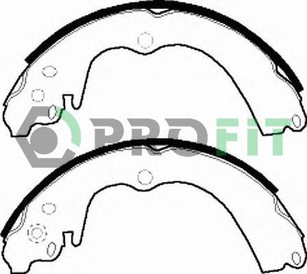 Profit 5001-0339 - Bremžu loku komplekts www.autospares.lv