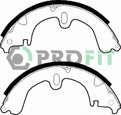 Profit 5001-0241 - Brake Shoe Set www.autospares.lv