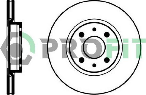 Profit 5010-0521 - Brake Disc www.autospares.lv