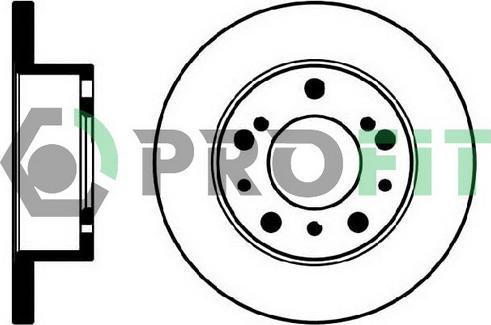 Profit 5010-0063 - Bremžu diski autospares.lv