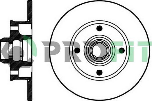 Profit 5010-0137 - Bremžu diski autospares.lv