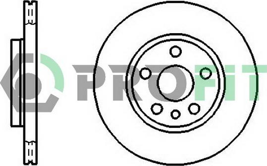 Profit 5010-0842 - Brake Disc www.autospares.lv