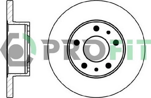 Profit 5010-0758 - Bremžu diski autospares.lv