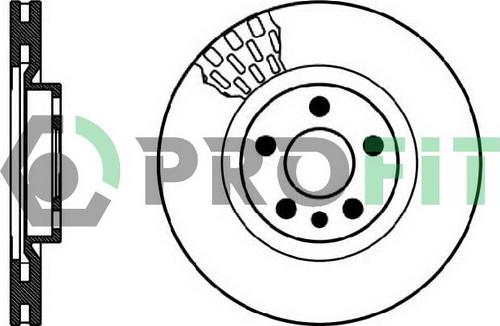 Profit 5010-0760 - Brake Disc www.autospares.lv