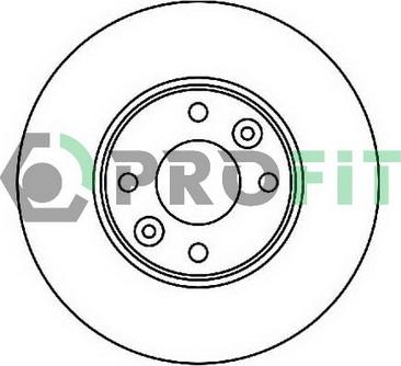 Profit 5010-1201 - Bremžu diski www.autospares.lv