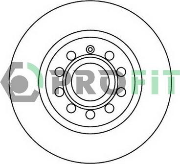 Profit 5010-1223 - Bremžu diski autospares.lv