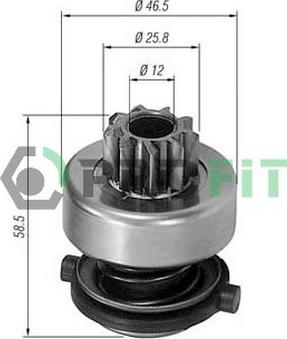 Profit 1910-8044 - Zobrats, Starteris www.autospares.lv