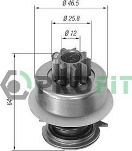 Profit 1910-8014 - Zobrats, Starteris autospares.lv