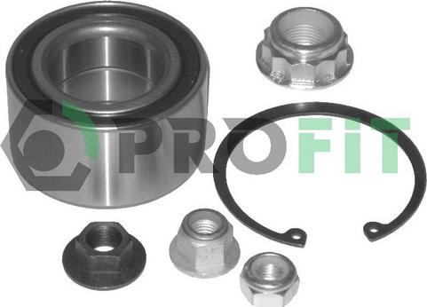 Profit 2501-1950 - Подшипник ступицы колеса, комплект www.autospares.lv