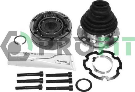 Profit 2810-1010A - Шарнирный комплект, ШРУС, приводной вал www.autospares.lv