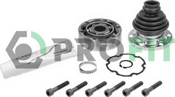 Profit 2810-1024 - Шарнирный комплект, ШРУС, приводной вал www.autospares.lv