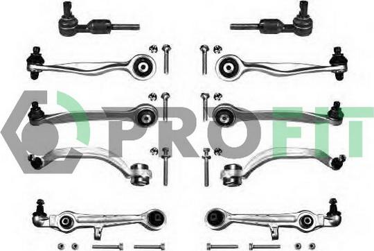 Profit 2306-0001 - Remkomplekts, Neatk. balstiekārtas šķērssvira autospares.lv