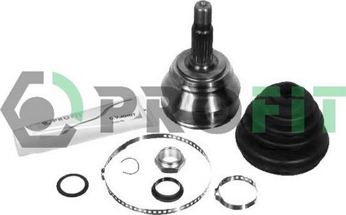 Profit 2710-1009 - Шарнирный комплект, ШРУС, приводной вал www.autospares.lv