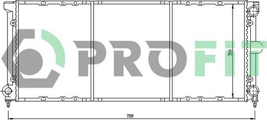 Profit PR 9537A1 - Radiators, Motora dzesēšanas sistēma autospares.lv