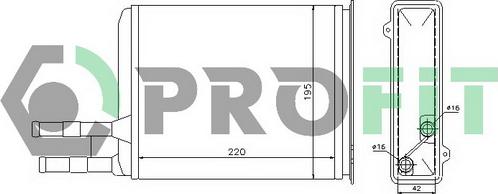 Profit PR 0546N1 - Siltummainis, Salona apsilde www.autospares.lv