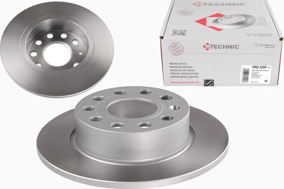 Protechnic PRD5200 - Brake Disc www.autospares.lv