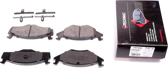 Protechnic PRP0493 - Brake Pad Set, disc brake www.autospares.lv