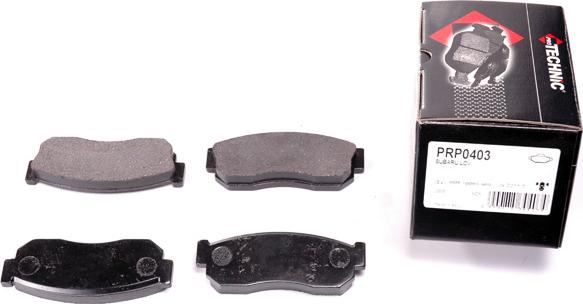 Protechnic PRP0403 - Brake Pad Set, disc brake www.autospares.lv