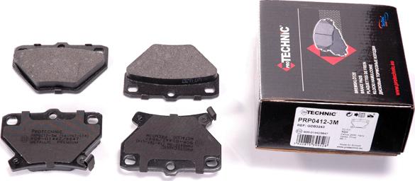 Protechnic PRP0412-3M - Bremžu uzliku kompl., Disku bremzes www.autospares.lv