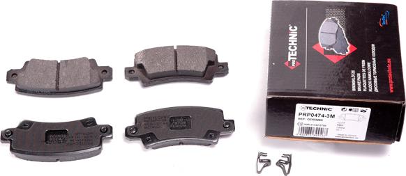 Protechnic PRP0474-3M - Bremžu uzliku kompl., Disku bremzes www.autospares.lv