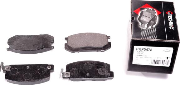 Protechnic PRP0478 - Brake Pad Set, disc brake www.autospares.lv