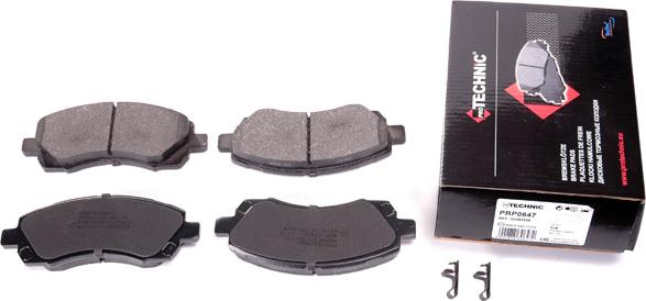 Protechnic PRP0647 - Brake Pad Set, disc brake www.autospares.lv