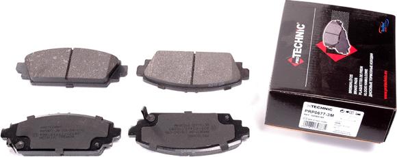 Protechnic PRP0677-3M - Brake Pad Set, disc brake www.autospares.lv