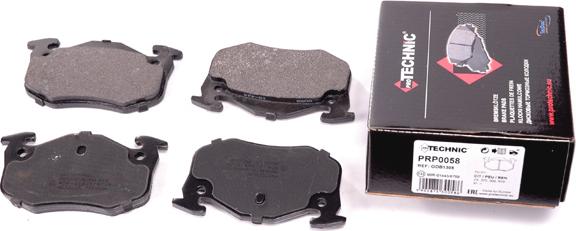 Protechnic PRP0058 - Brake Pad Set, disc brake www.autospares.lv