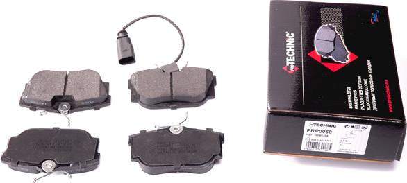 Protechnic PRP0068 - Brake Pad Set, disc brake www.autospares.lv