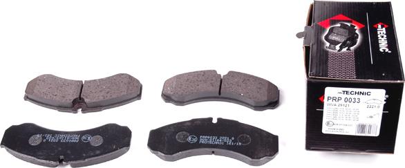 Protechnic PRP0033 - Brake Pad Set, disc brake www.autospares.lv