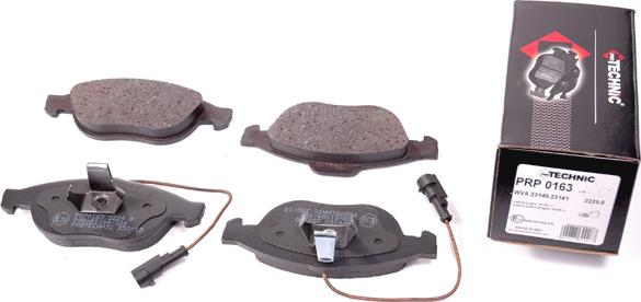 Protechnic PRP0163 - Brake Pad Set, disc brake www.autospares.lv