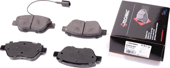 Protechnic PRP0187 - Brake Pad Set, disc brake www.autospares.lv