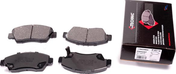 Protechnic PRP0367 - Brake Pad Set, disc brake www.autospares.lv