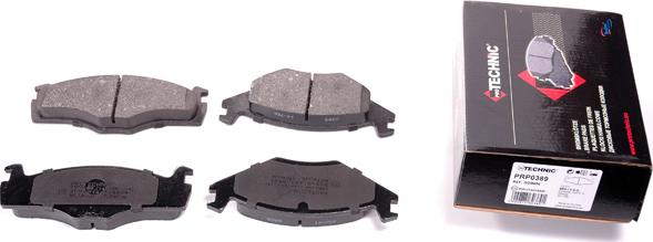 Protechnic PRP0389 - Brake Pad Set, disc brake www.autospares.lv