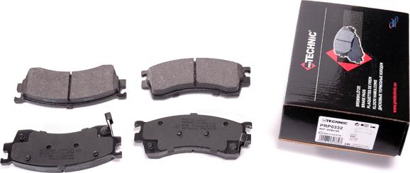 Protechnic PRP0332 - Brake Pad Set, disc brake www.autospares.lv