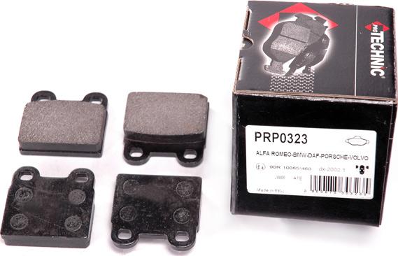 Protechnic PRP0323 - Тормозные колодки, дисковые, комплект www.autospares.lv