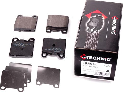 Protechnic PRP0298 - Brake Pad Set, disc brake www.autospares.lv