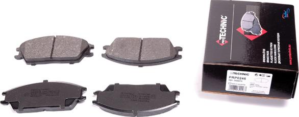 Protechnic PRP0246 - Brake Pad Set, disc brake www.autospares.lv