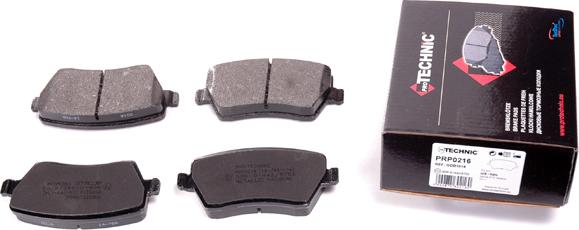 Protechnic PRP0216 - Brake Pad Set, disc brake www.autospares.lv