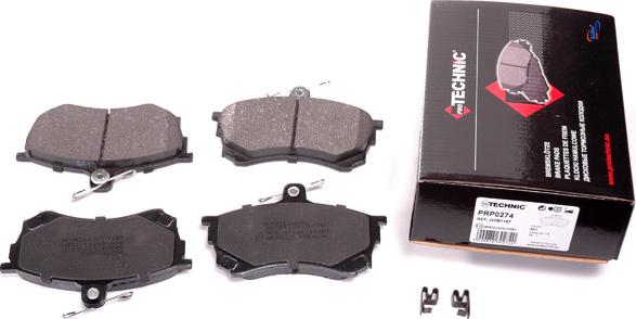 Protechnic PRP0274 - Brake Pad Set, disc brake www.autospares.lv