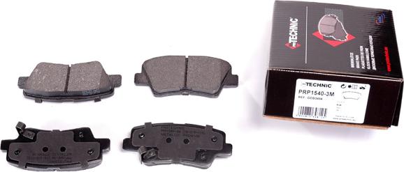 Protechnic PRP1540-3M - Brake Pad Set, disc brake www.autospares.lv