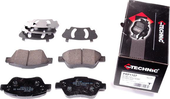 Protechnic PRP1107 - Brake Pad Set, disc brake www.autospares.lv