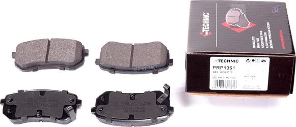 Protechnic PRP1361 - Brake Pad Set, disc brake www.autospares.lv