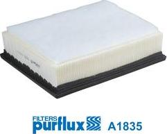 Purflux A1835 - Gaisa filtrs www.autospares.lv