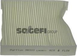 Purflux AH303 - Filter, interior air www.autospares.lv